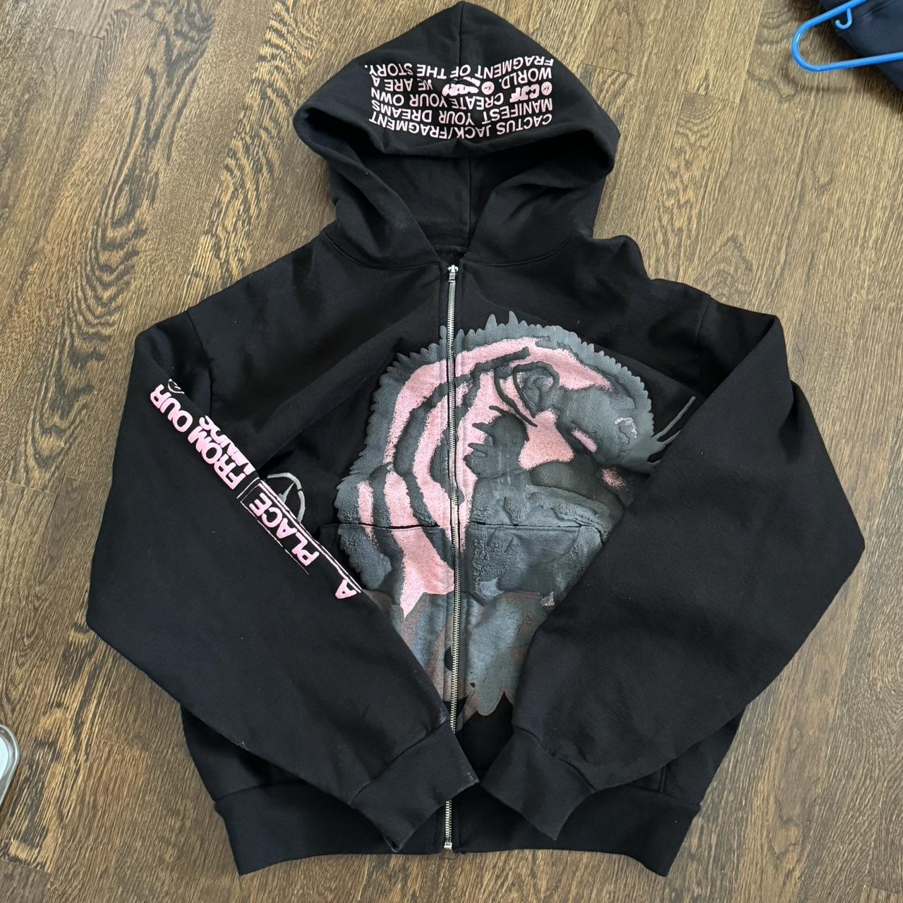 CACTUS JACK X FRAGMENT SUNRISE ZIP UP HOODIE NO | Depop