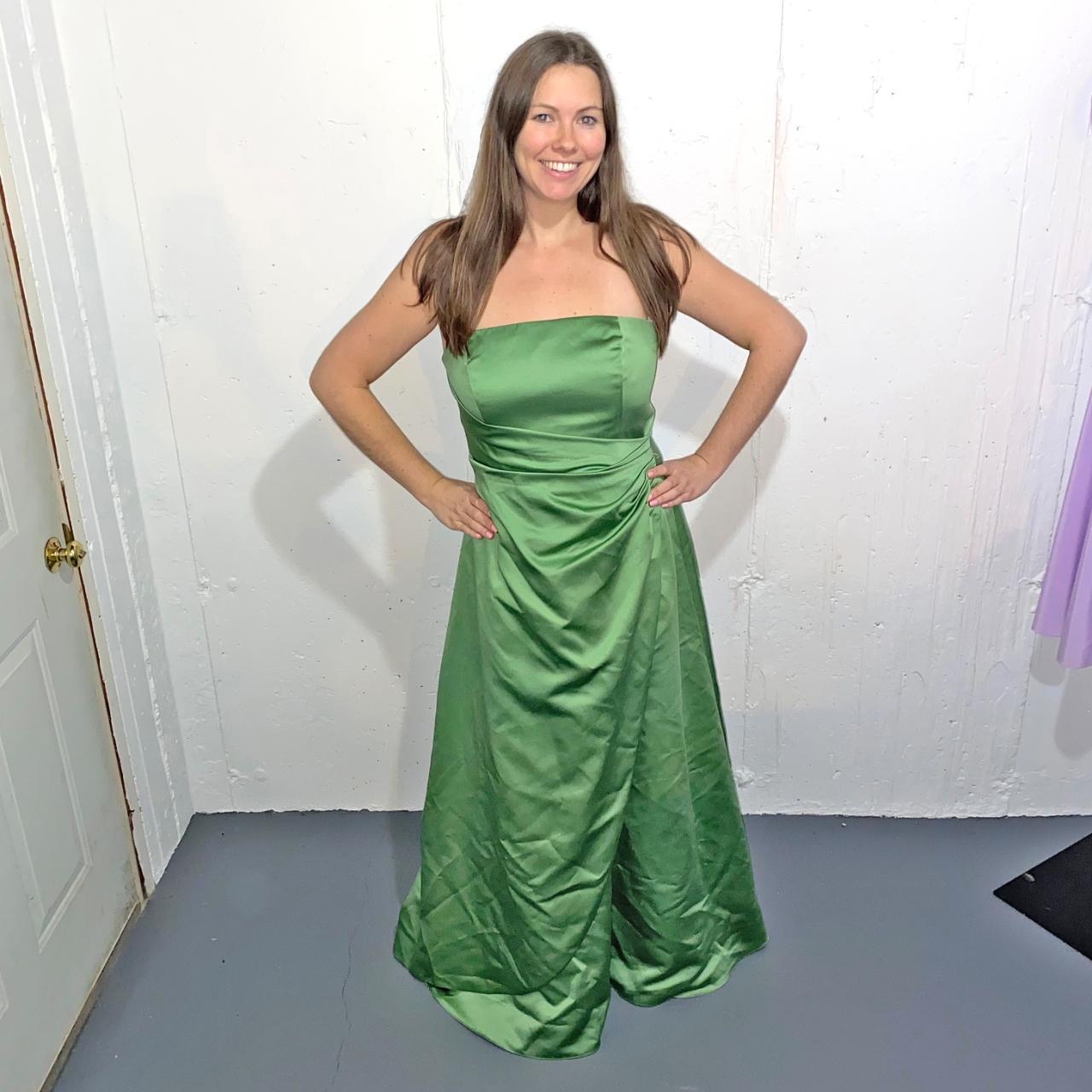 David’s bridal high quality green dress