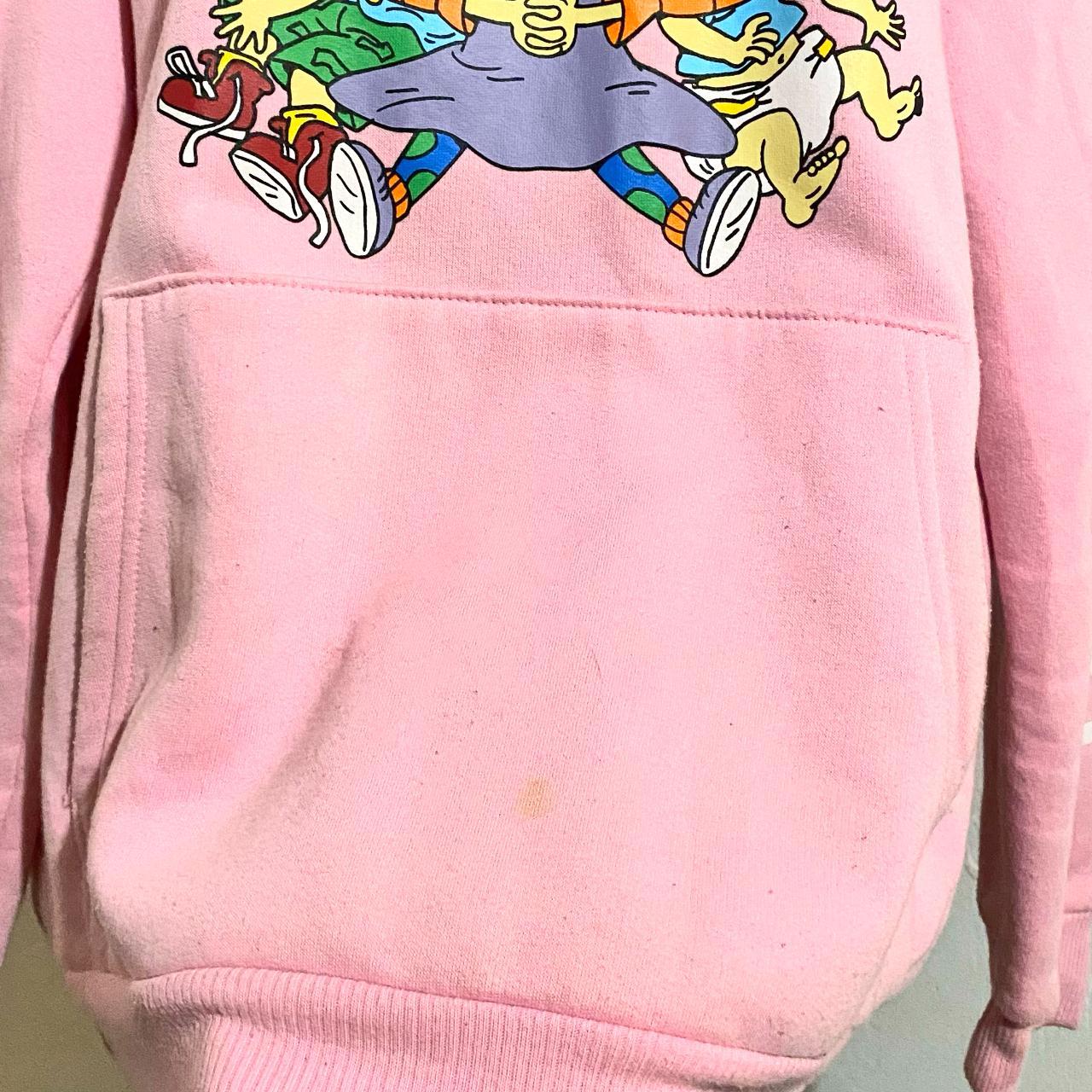 Nickelodeon Rugrats Pink Hoodie Sweatshirt Depop