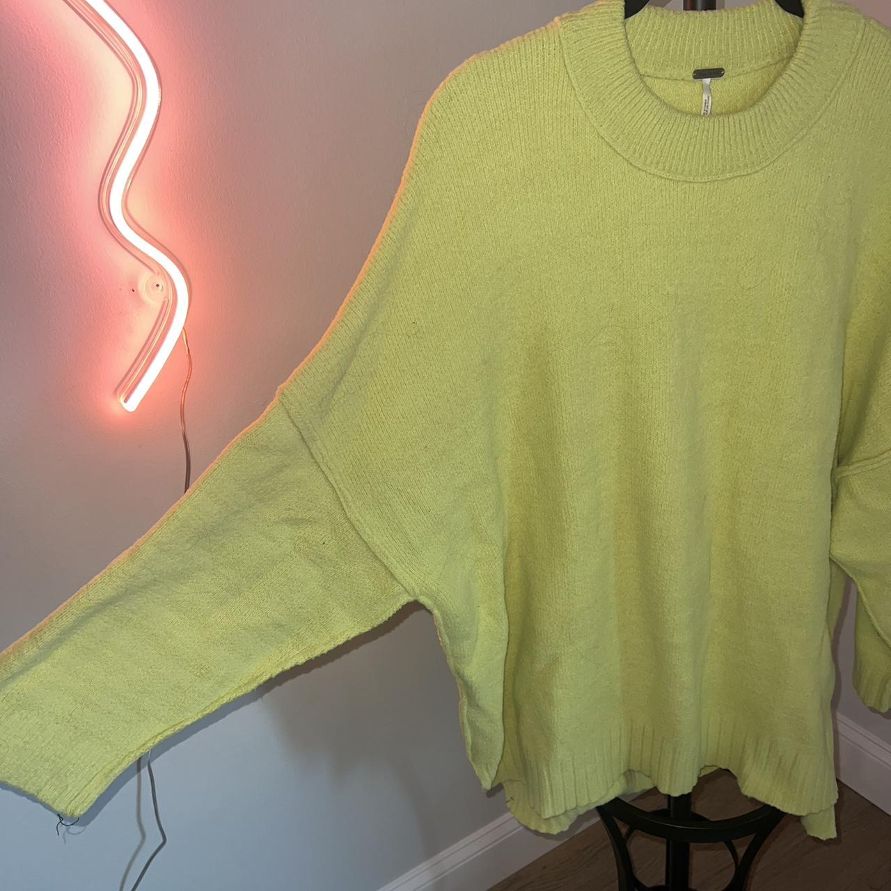 Free People Peaches High-Low Tunic Sweater Depop