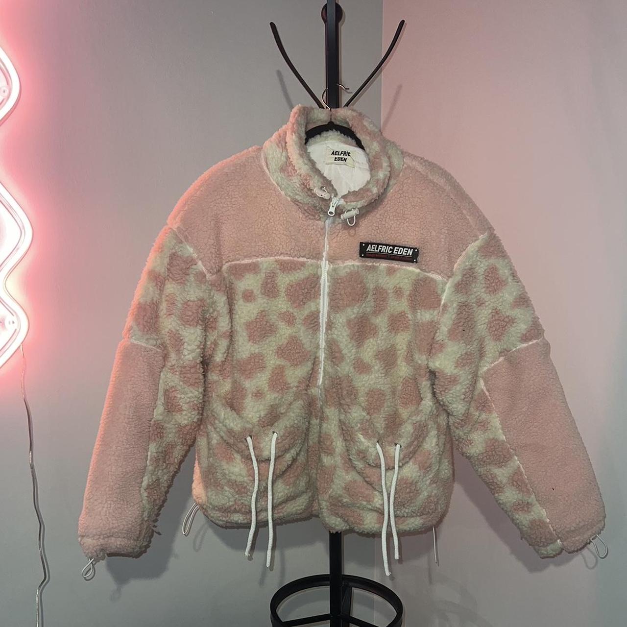 Aelfric Eden oversized pink cow print Depop