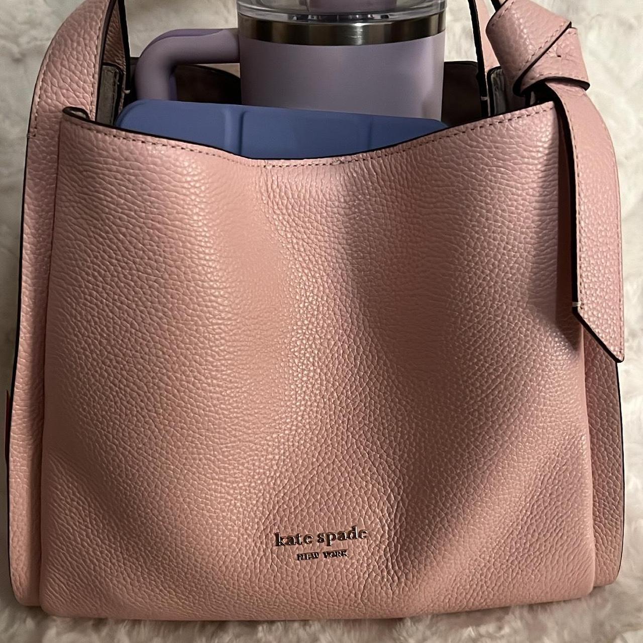 INSTOCK Kate Spade Knott Medium Crossbody Tote Handbag Top Satchel Crossbody  Slingbag Mochi Pink Light Pink Blush, Women's Fashion, Bags & Wallets, Tote  Bags on Carousell