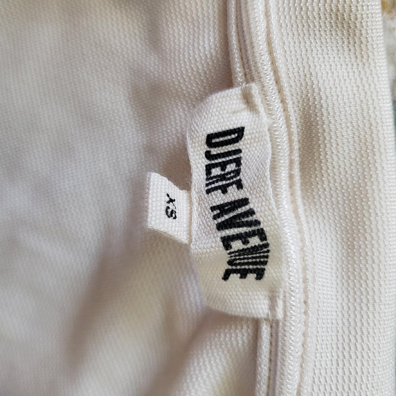 Djerf Avenue Women's White and Cream Shirt (3)