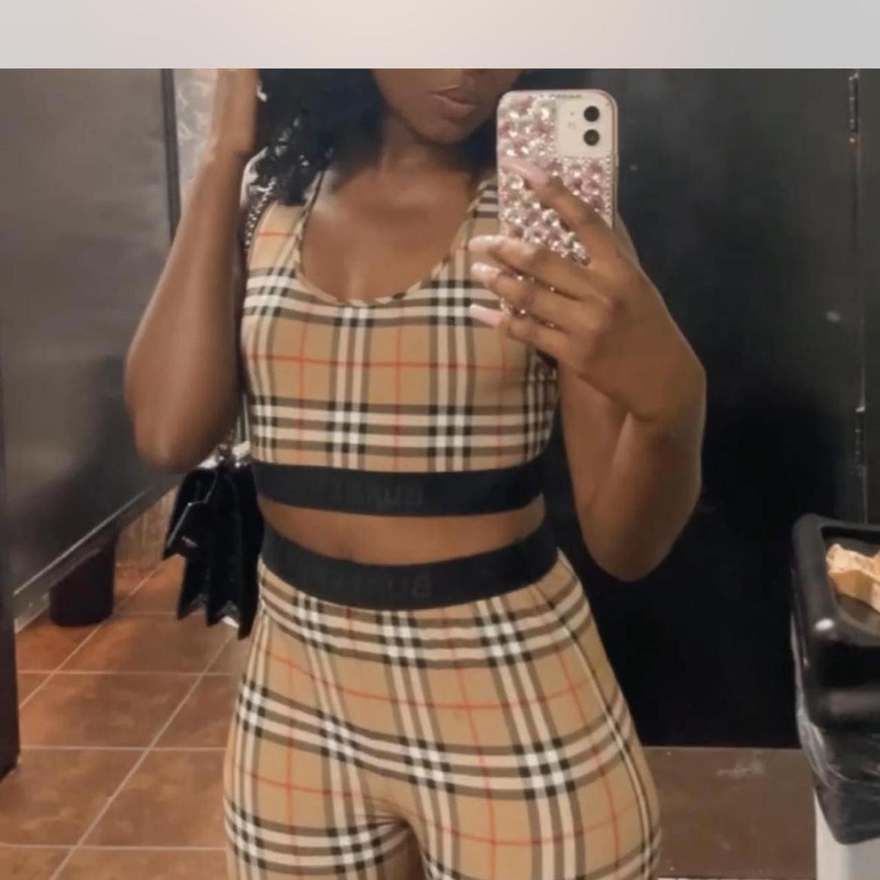 Burberry crop top and leggings online