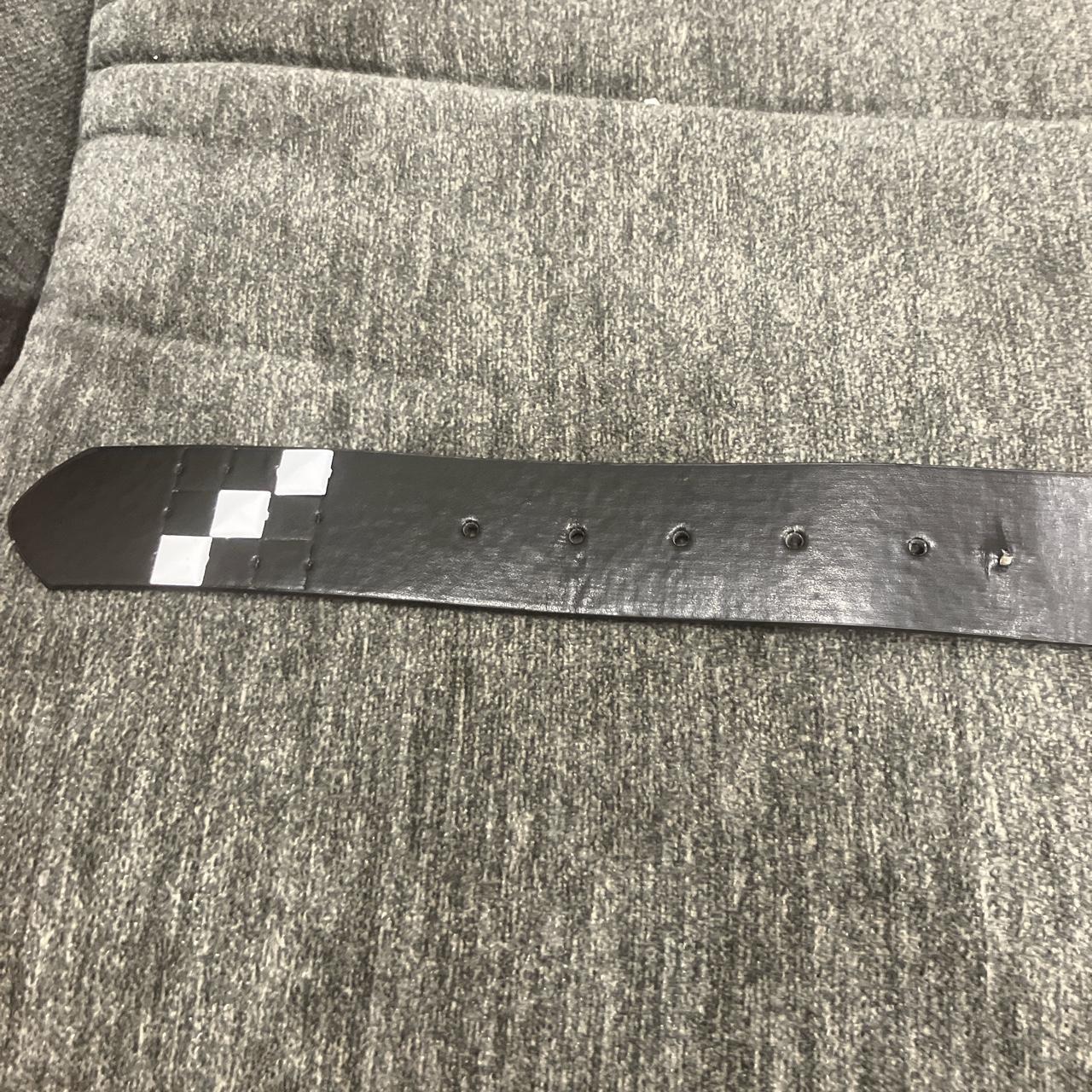 Y2K Black-White Belt - Depop