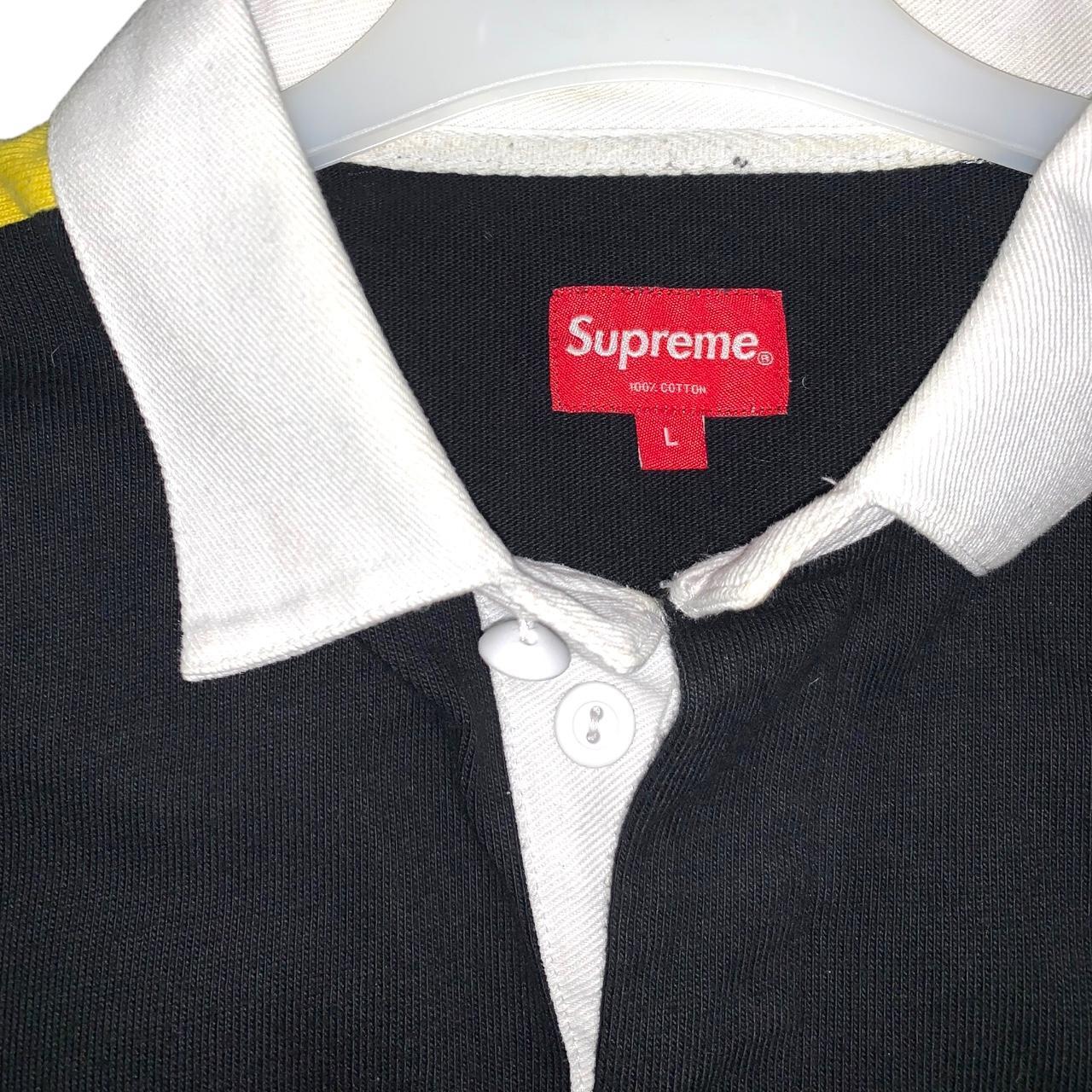 ウェア Supreme polo m rugby NWT Supreme Big Box Logo Paneled Rugby Shirt Polo Multicolor