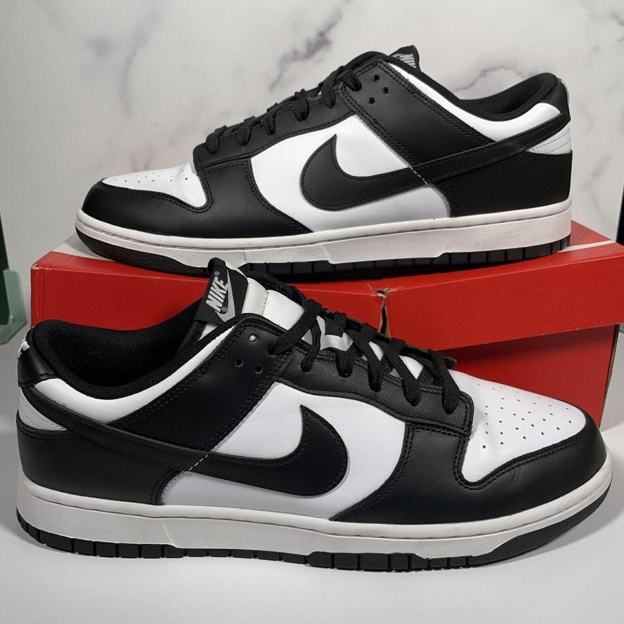 dunk low panda black white