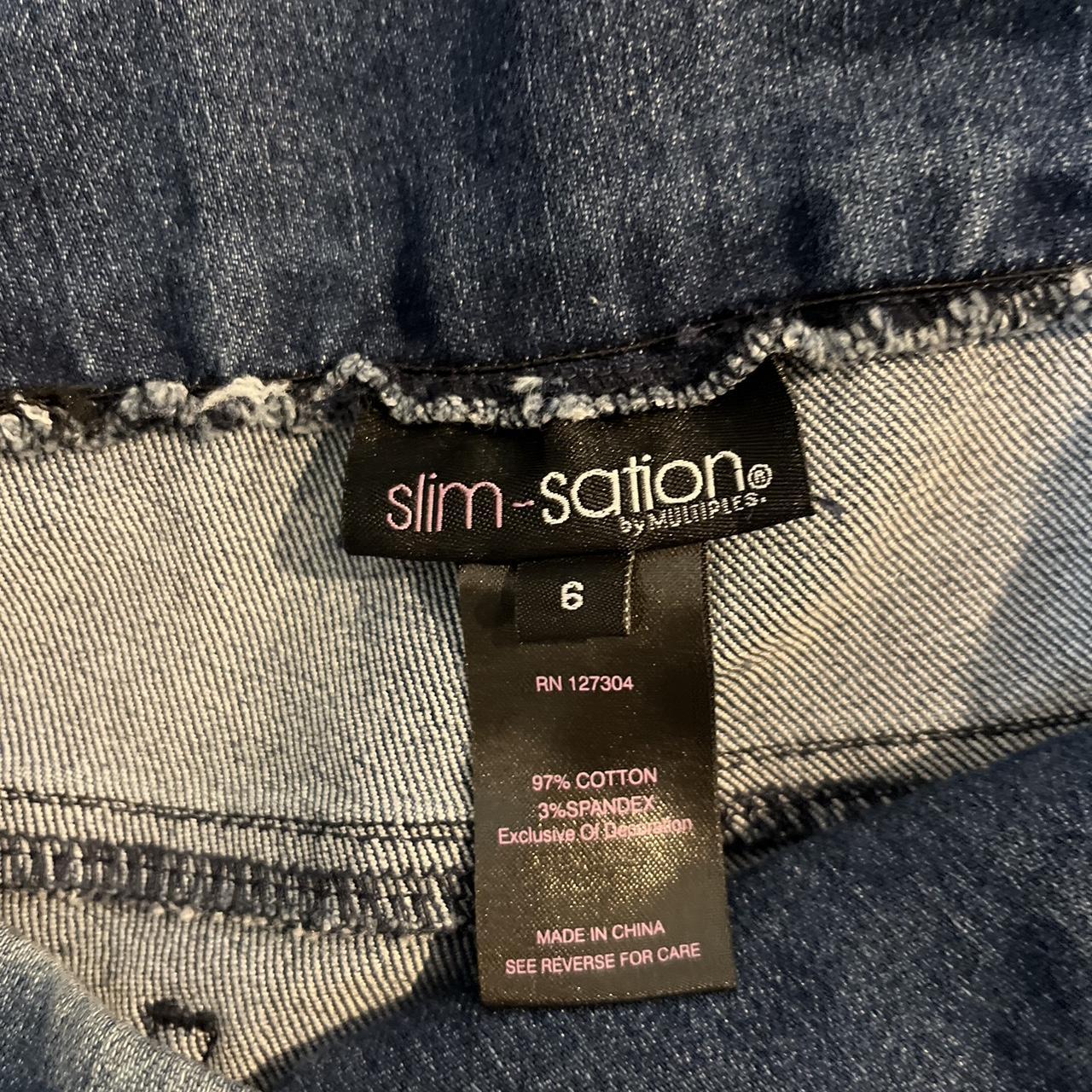 Slimsation embroidered store jeans