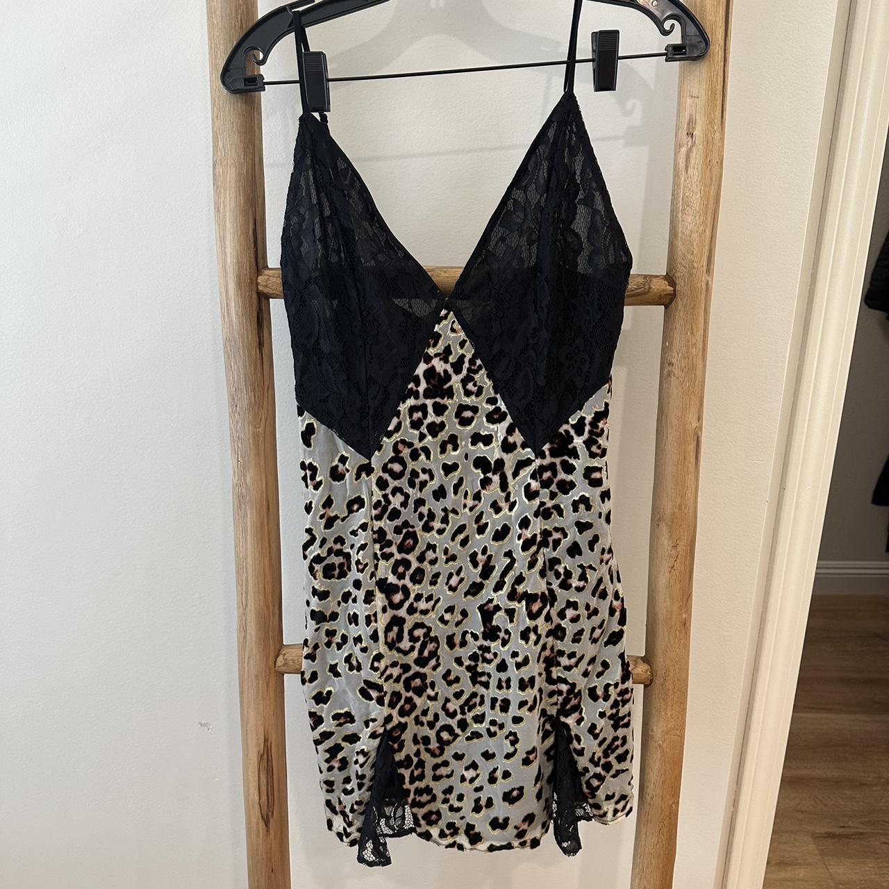 House of Harlow x REVOLVE mini dress (leopard) - Depop