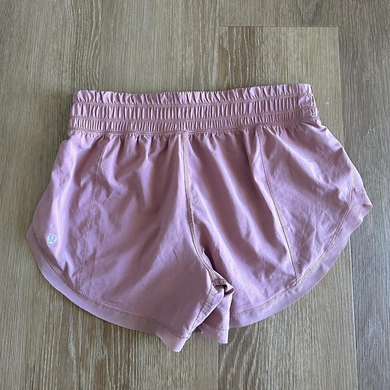 Pink Lululemon 2.5 inch shorts - Depop