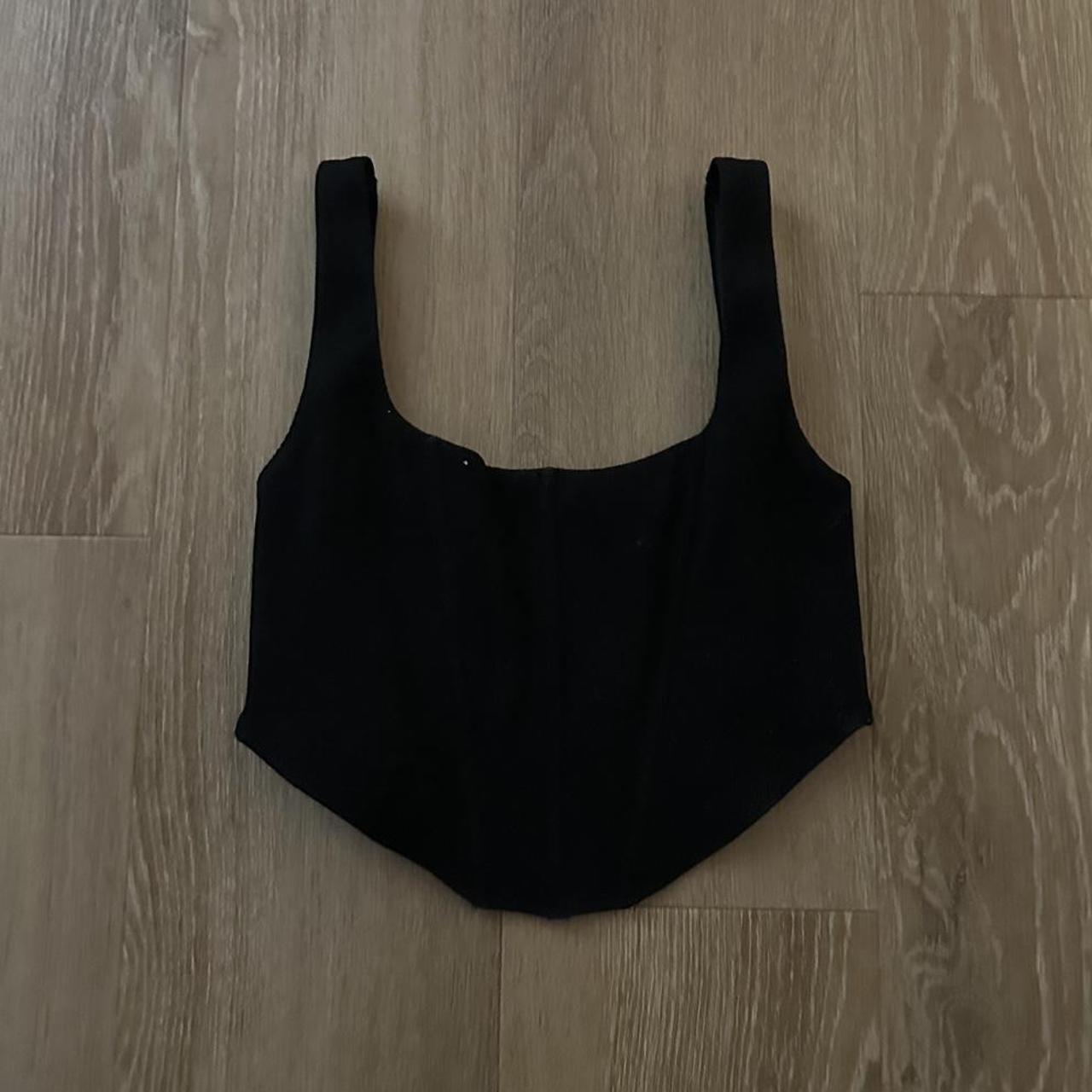 Princess Polly black corset top Depop