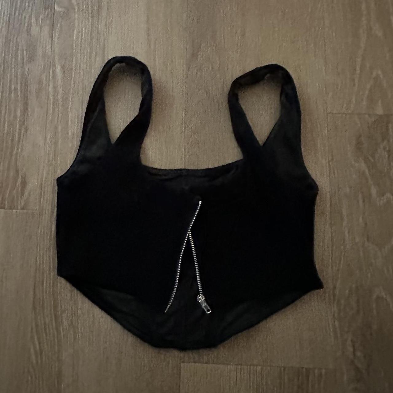 Princess Polly black corset top Depop