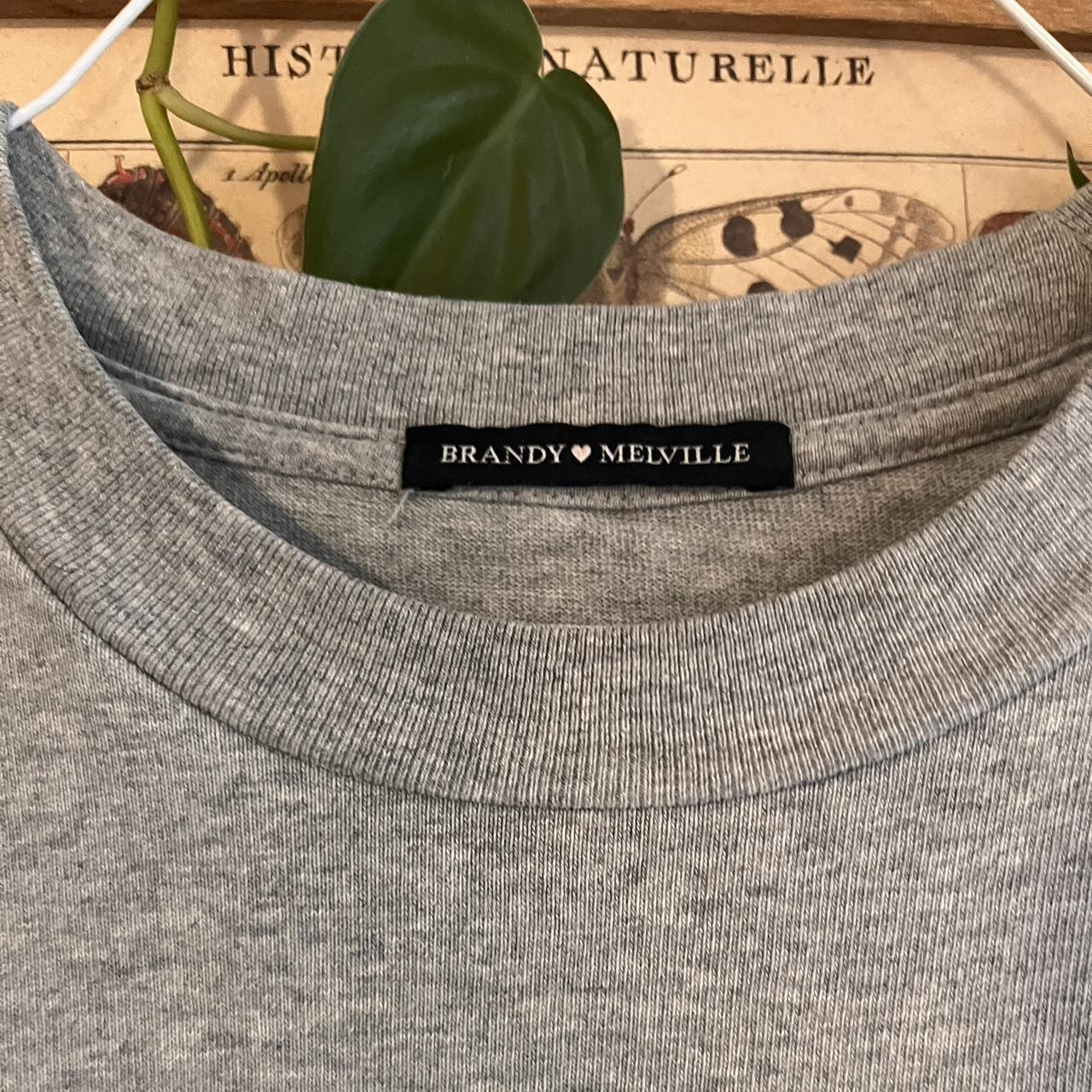 Brandy Melville Malibu Oversized Tee, thick... - Depop