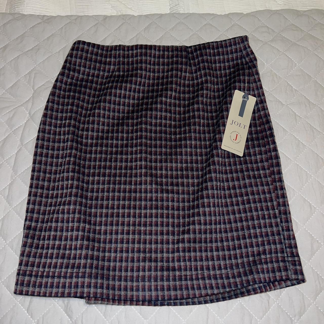 Mini plaid skirt size XS with tags still on it! - Depop