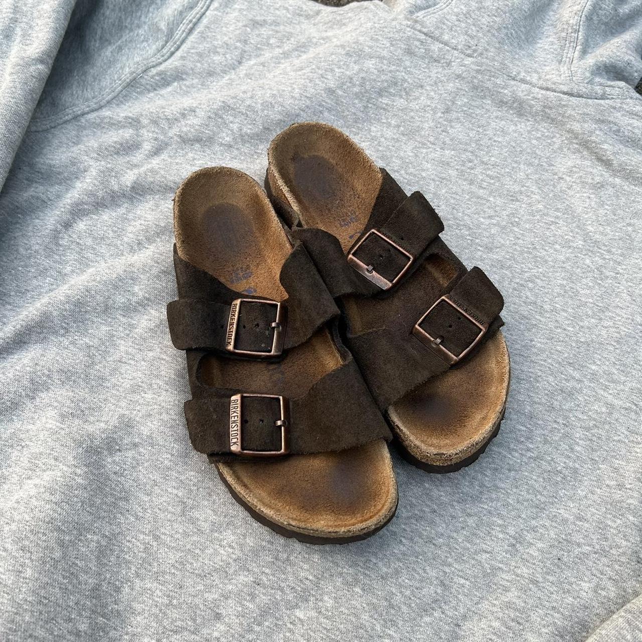 womens green birkenstocks