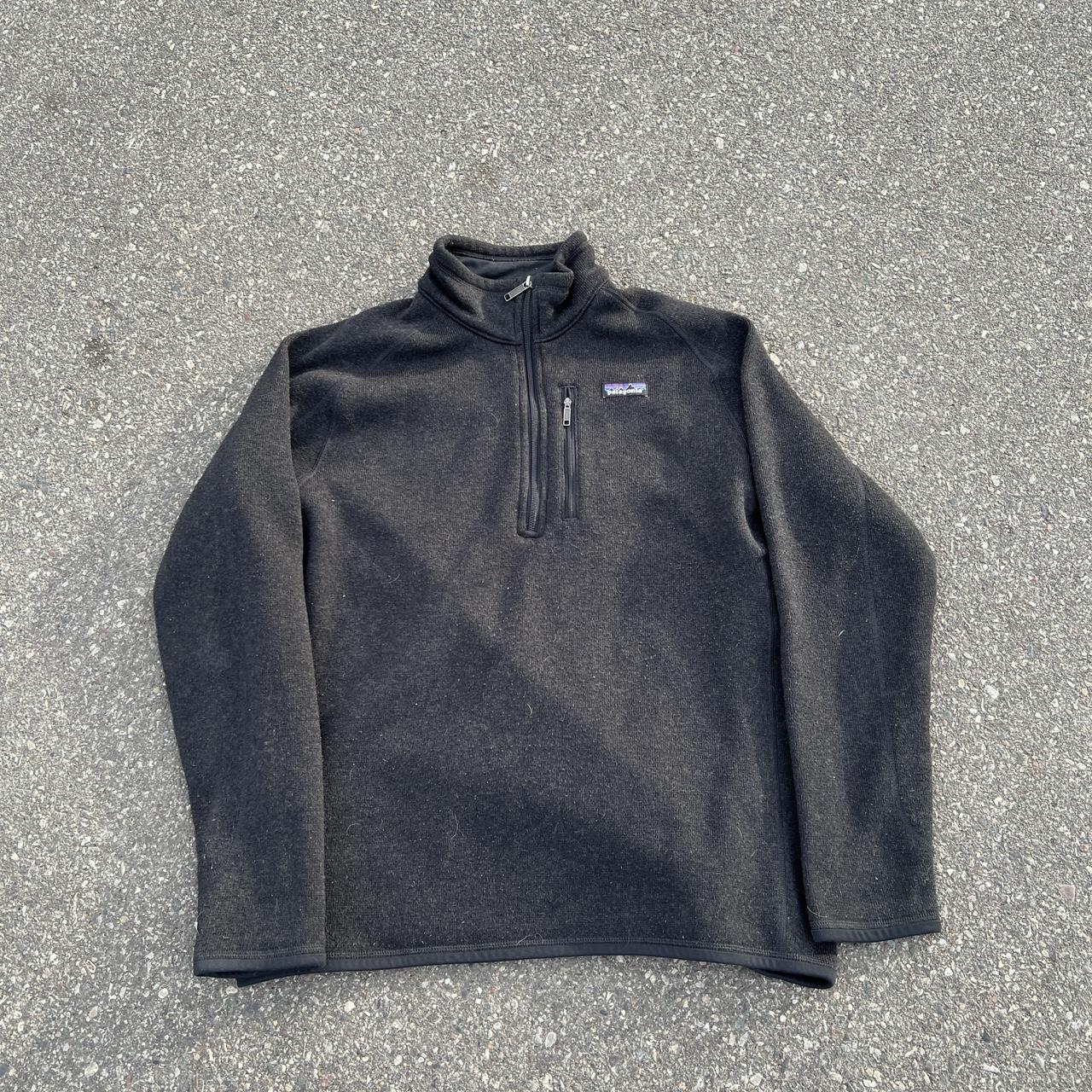 Patagonia black 2024 quarter zip