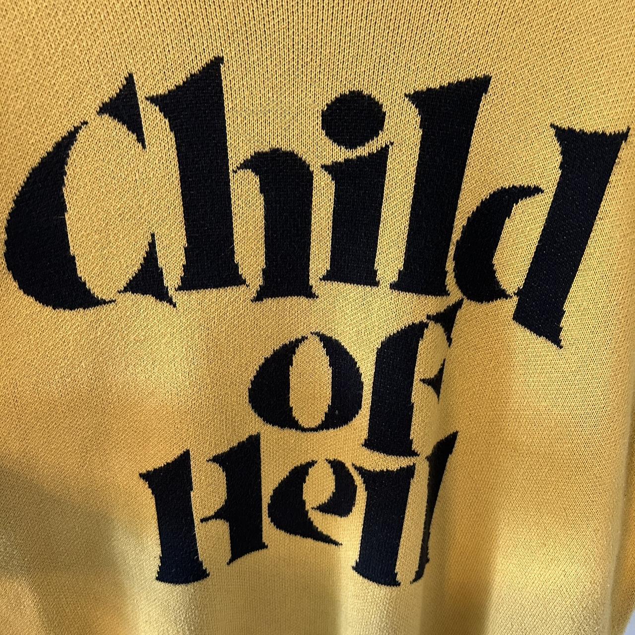 Supreme FW15 'Child of Hell' sweater, size large,... - Depop