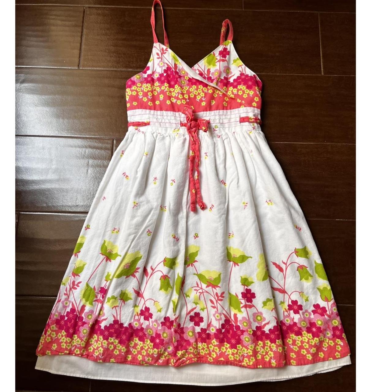 Girls floral Dress! Adjustable straps. Perfect for... - Depop