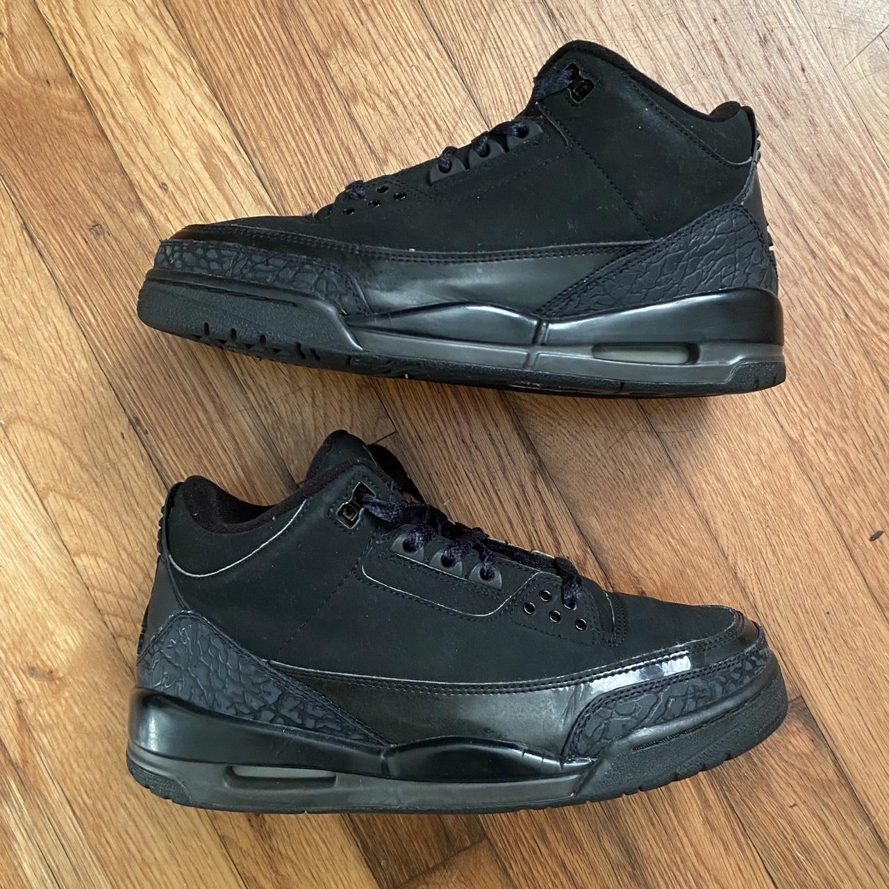 all black jordans mens