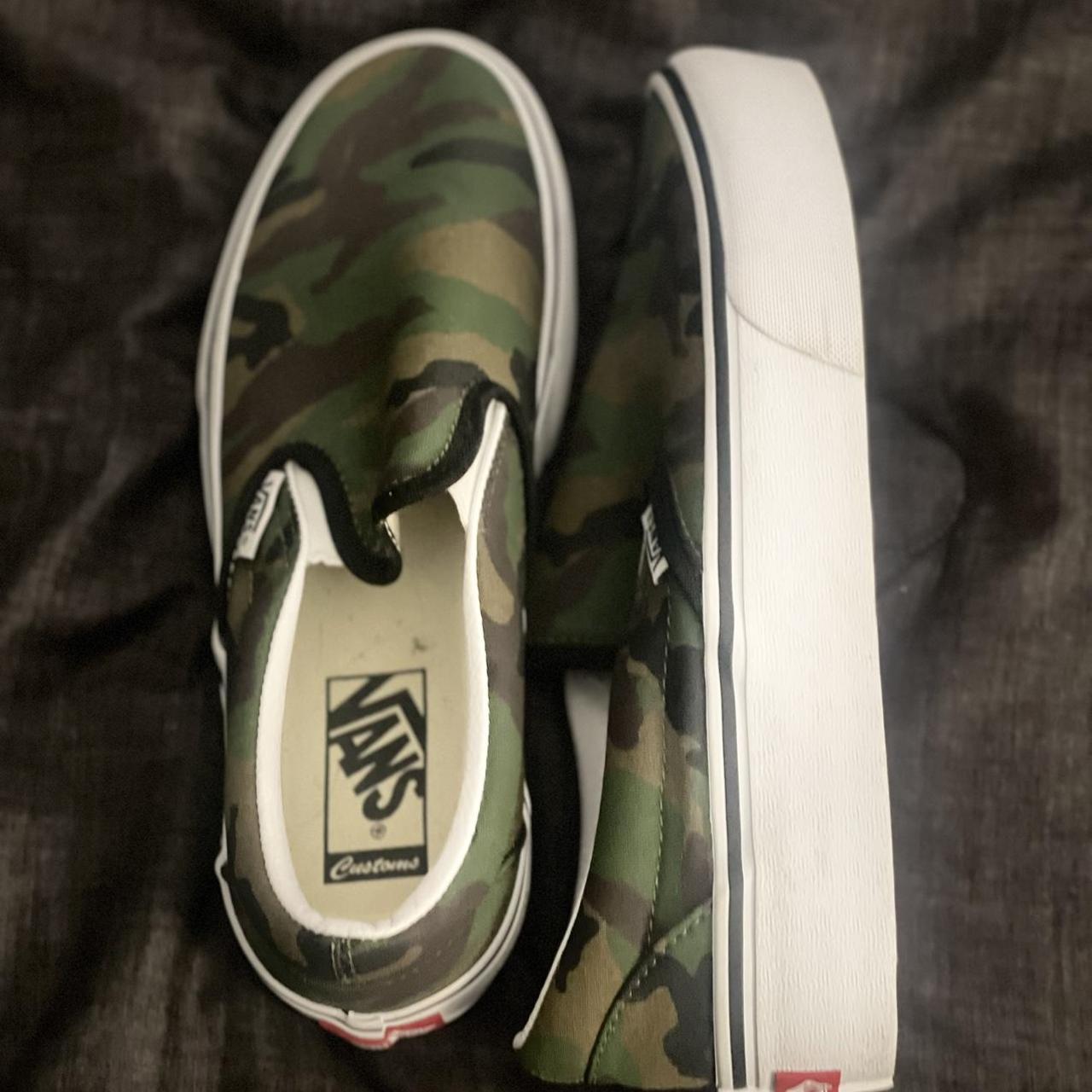 Camo platform clearance vans