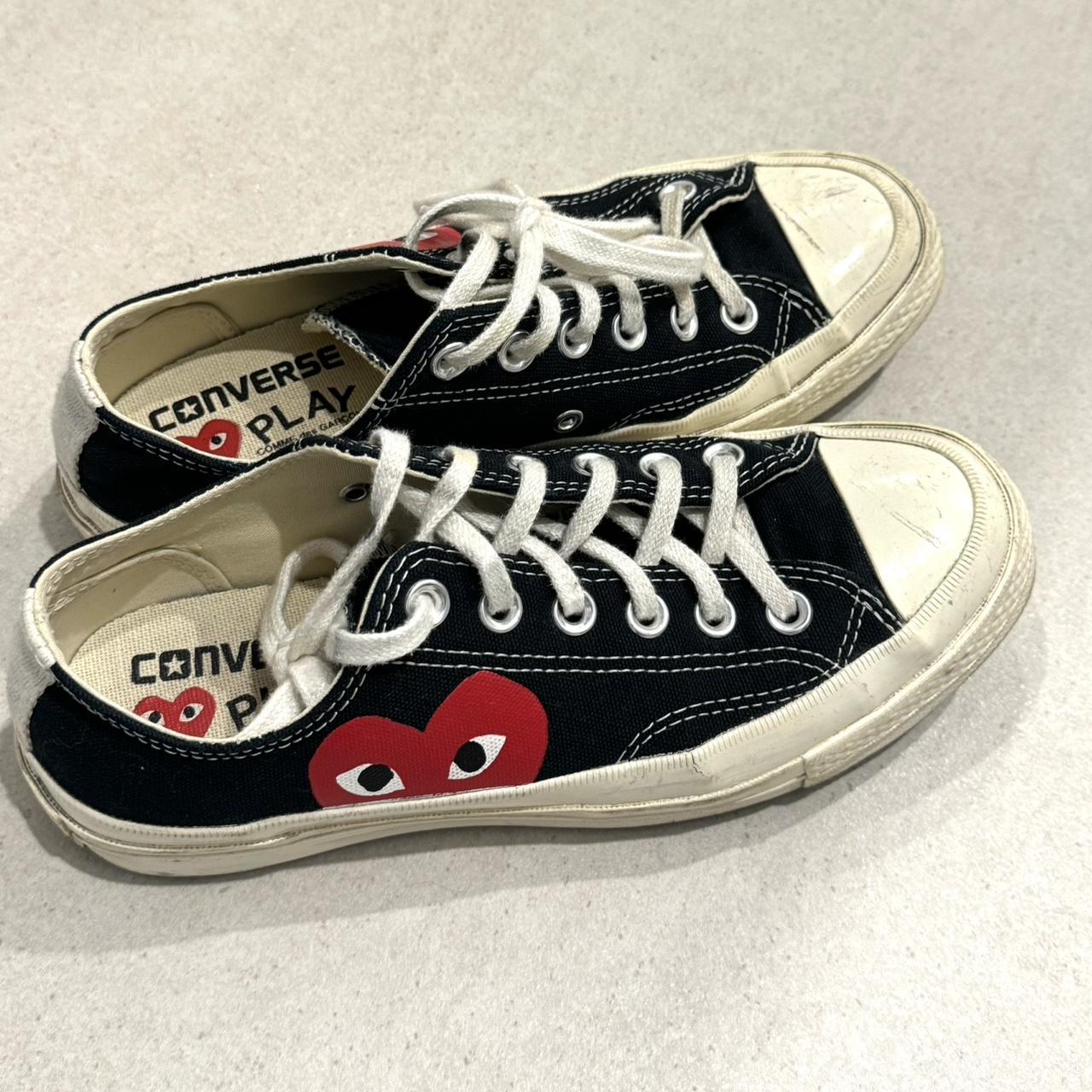 Converse x comme des garcons UK 5 EU 37.5 - Depop