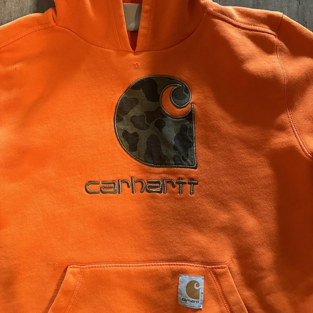 Carhartt blaze clearance orange sweatshirt