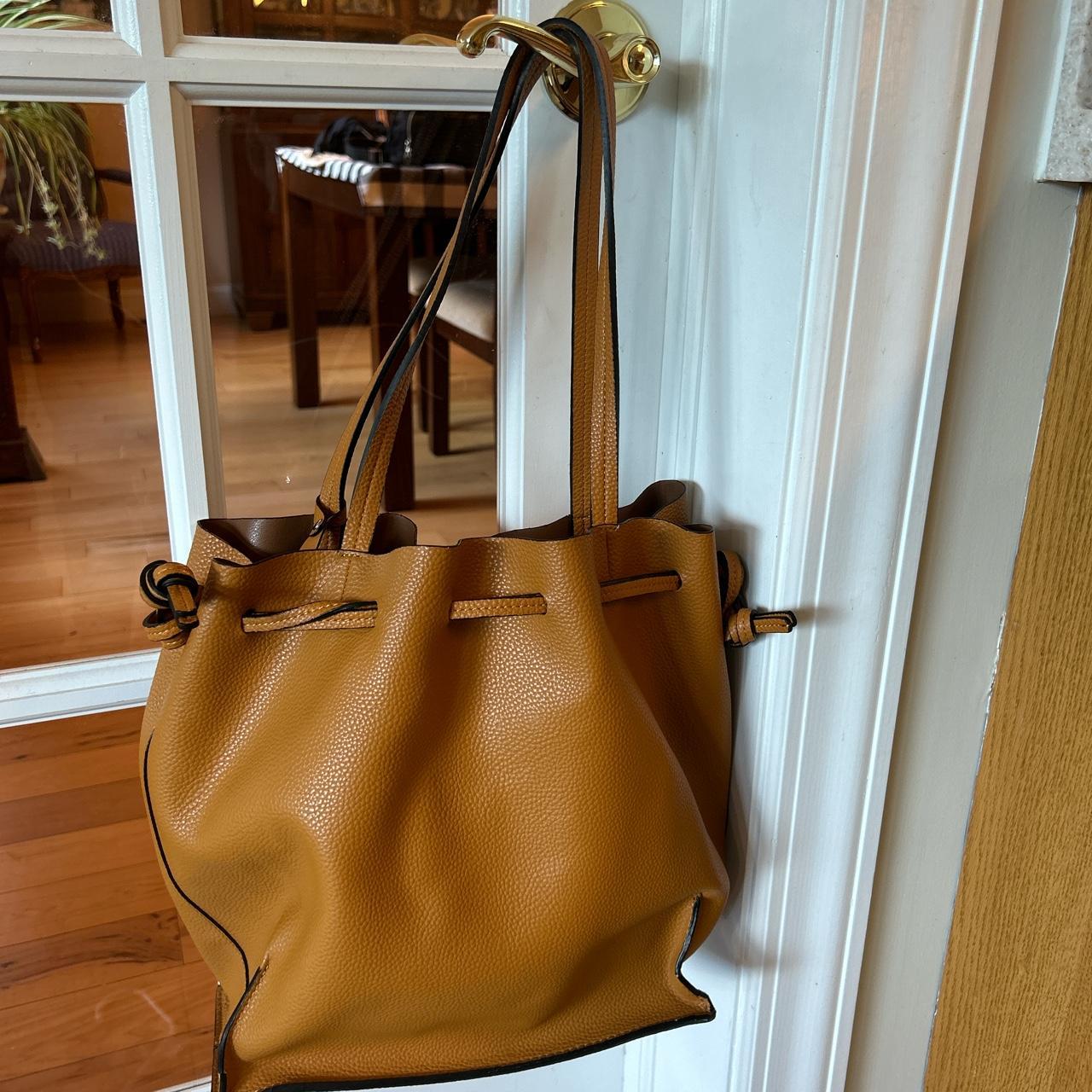 Zara yellow best sale bucket bag