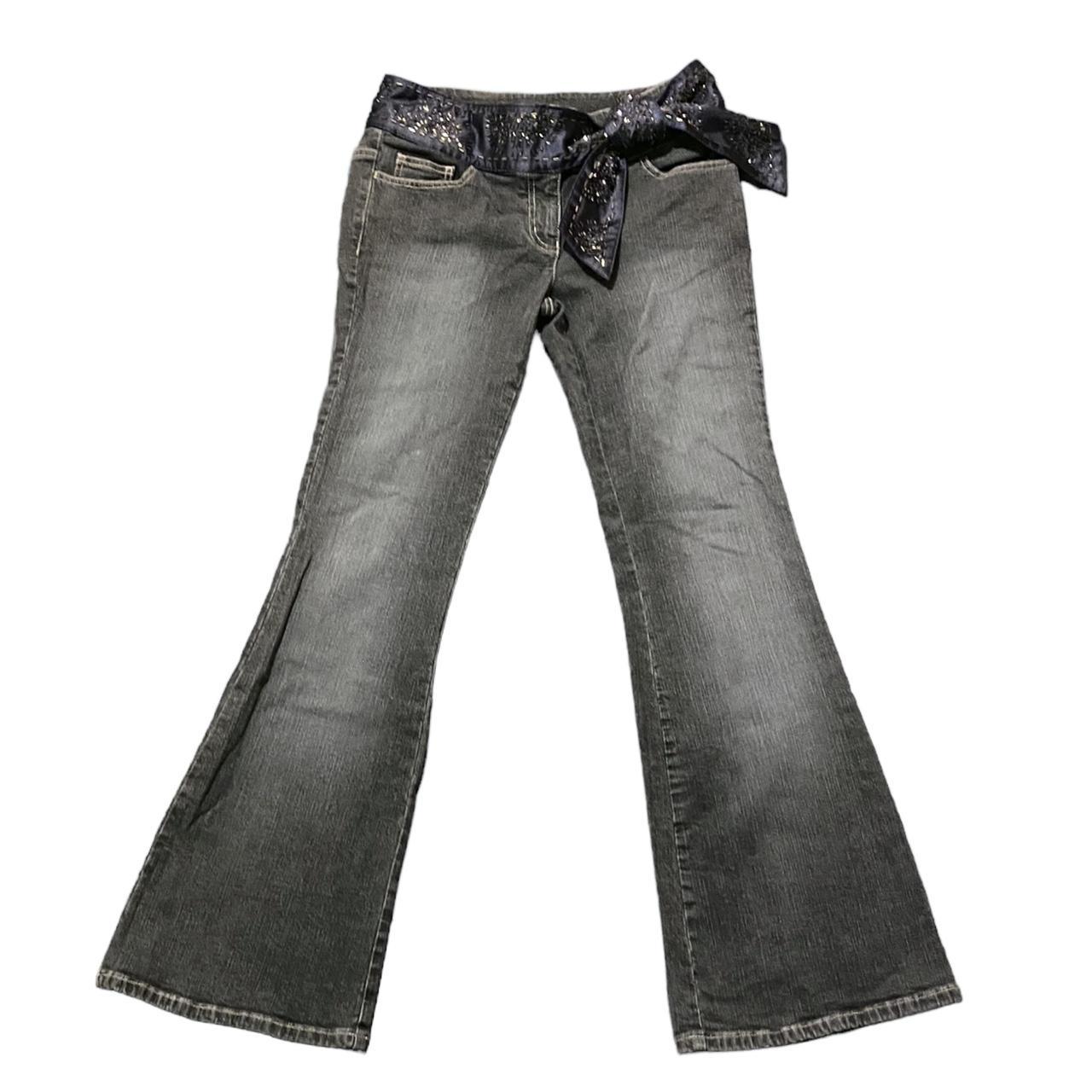 Next Women's Black and Grey Jeans Depop