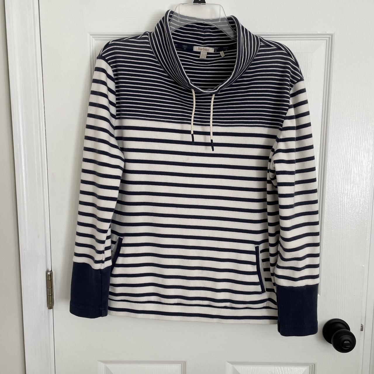 Barbour navy online sweatshirt