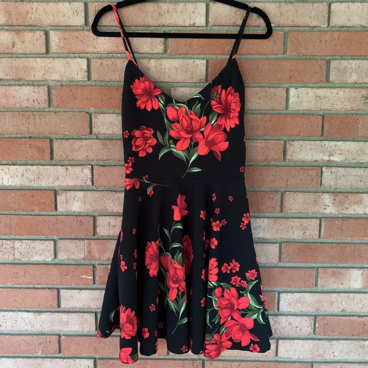 Windsor black sale floral dress