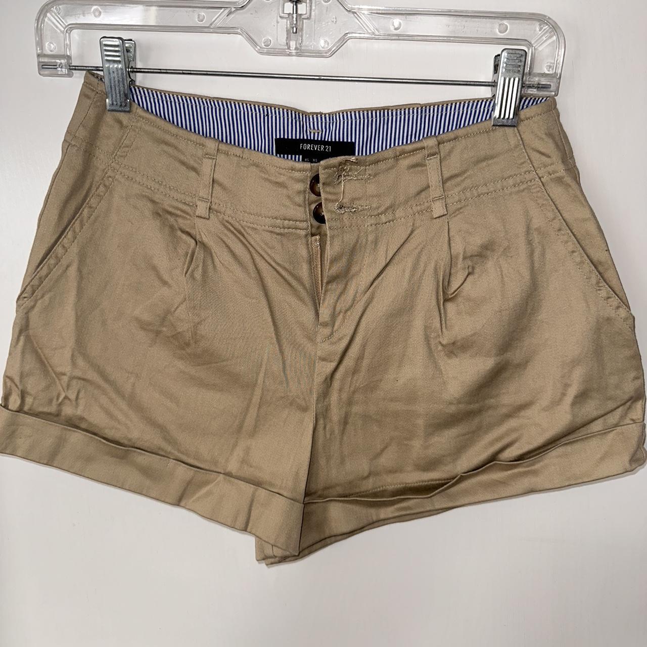 forever 21 khaki shorts