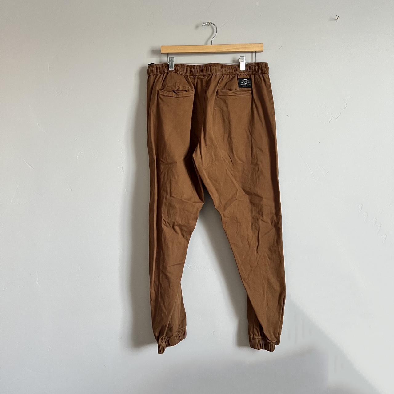 Hawke & Co. Men's Brown and Khaki Trousers (2)