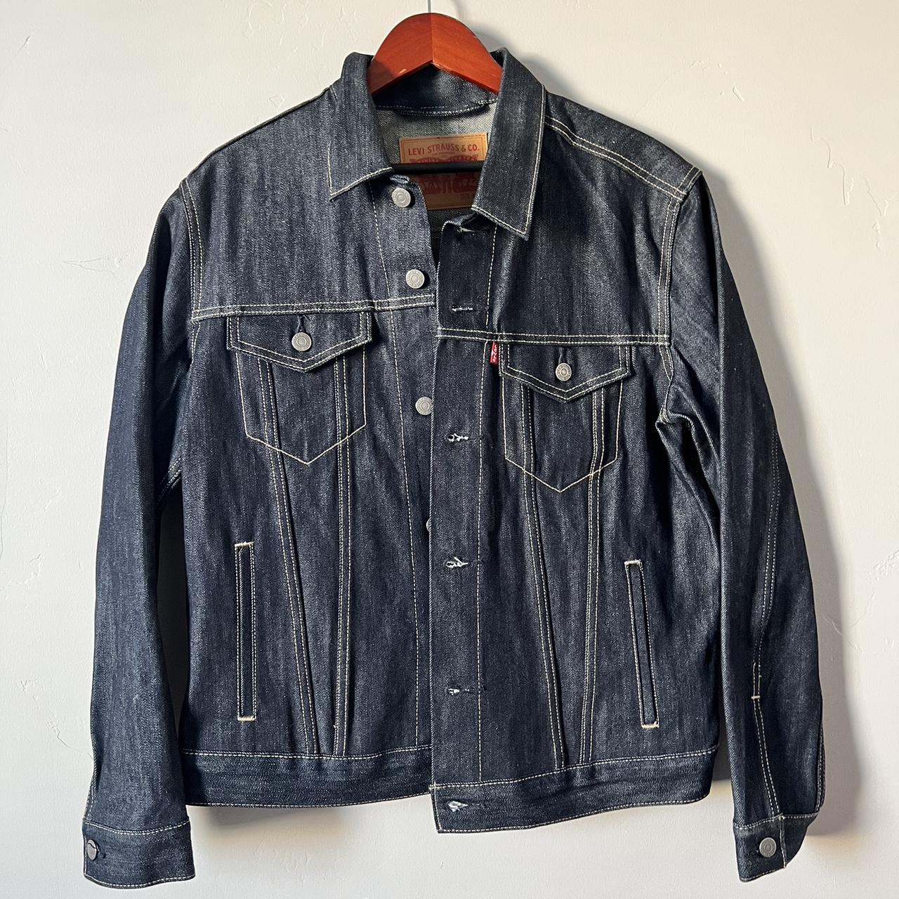 Dark Wash (Indigo) Denim Jacket 📏 Size: Men’s US... - Depop