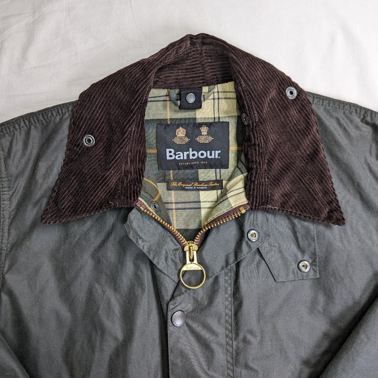 Barbour border waxed jacket Classic Barbour | Depop