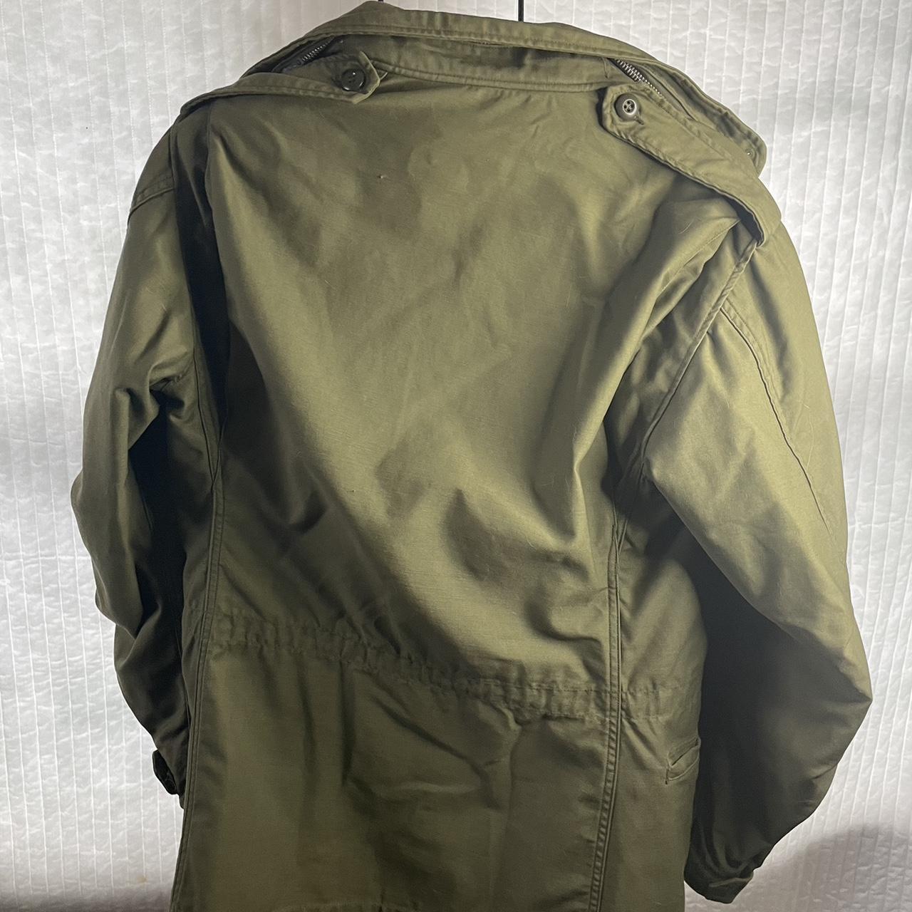 Vintage M65 Military Field Jacket. Excellent... - Depop