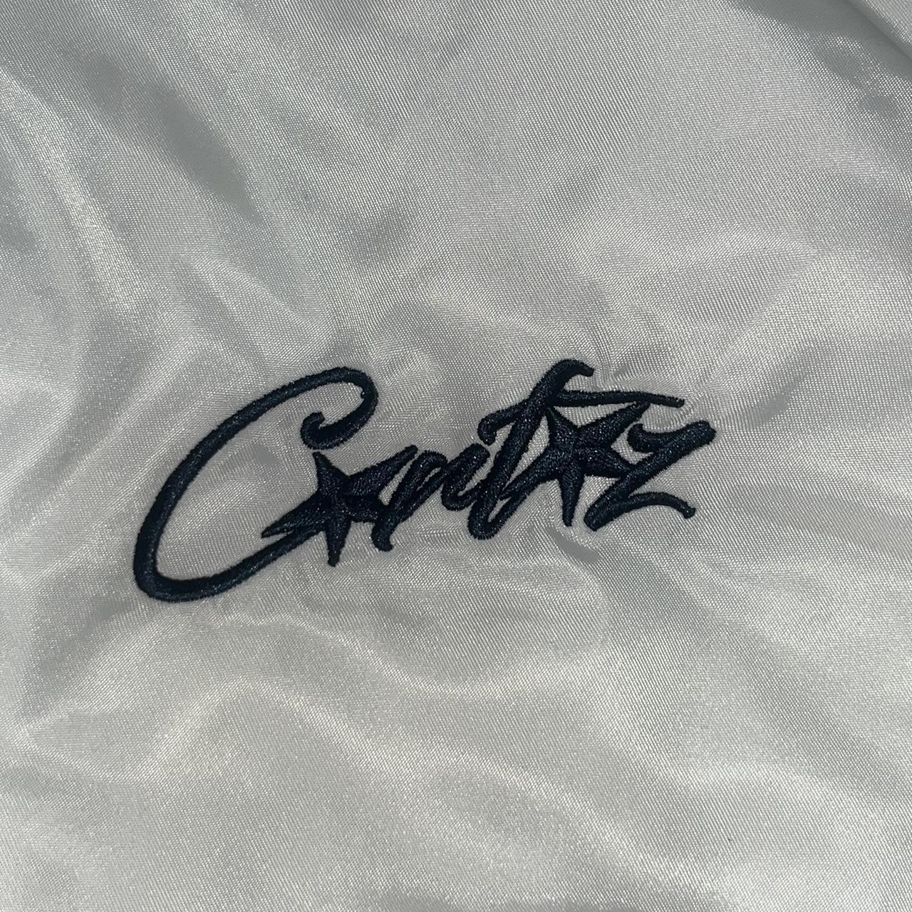 Corteiz Stadium Jacket (White/Cream) | Depop