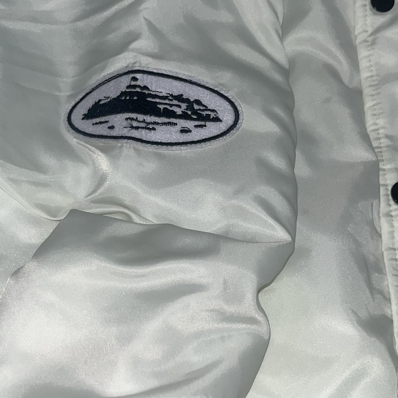 ジャケット・アウター Corteiz Stadium Jacket - White Corteiz White Stadium Bomber/Varsity Jacket (Size Medium) | eBay