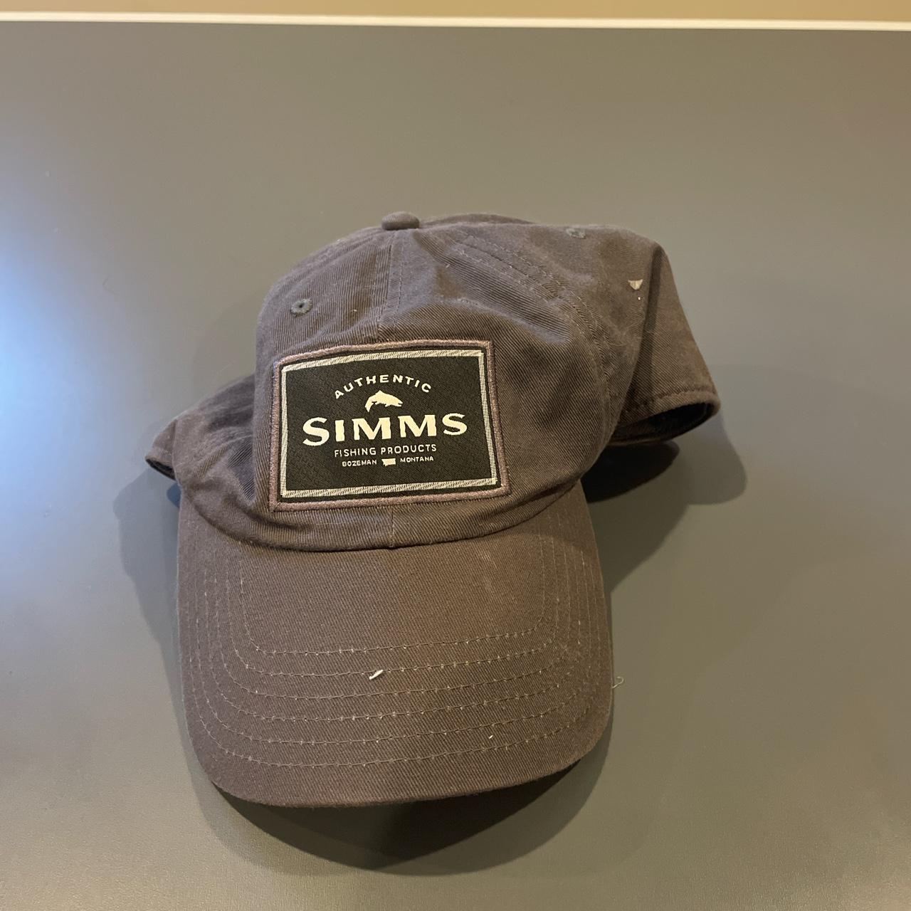 Simms fishing hat snapback - Depop