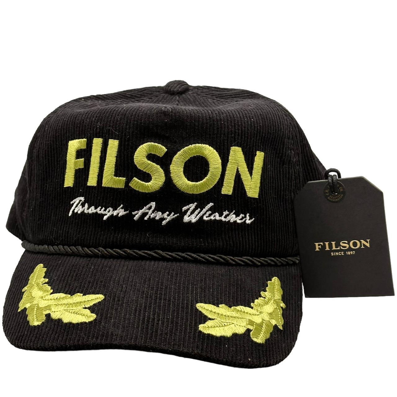 FILSON新品ROPE FORESTER CAP黒コーデュロイ FILSON Rope Forester Cap | eBay