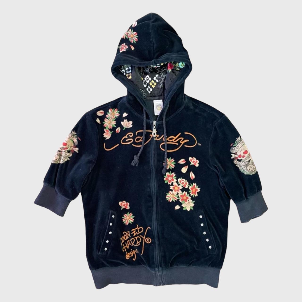 Ed hardy hotsell black jacket