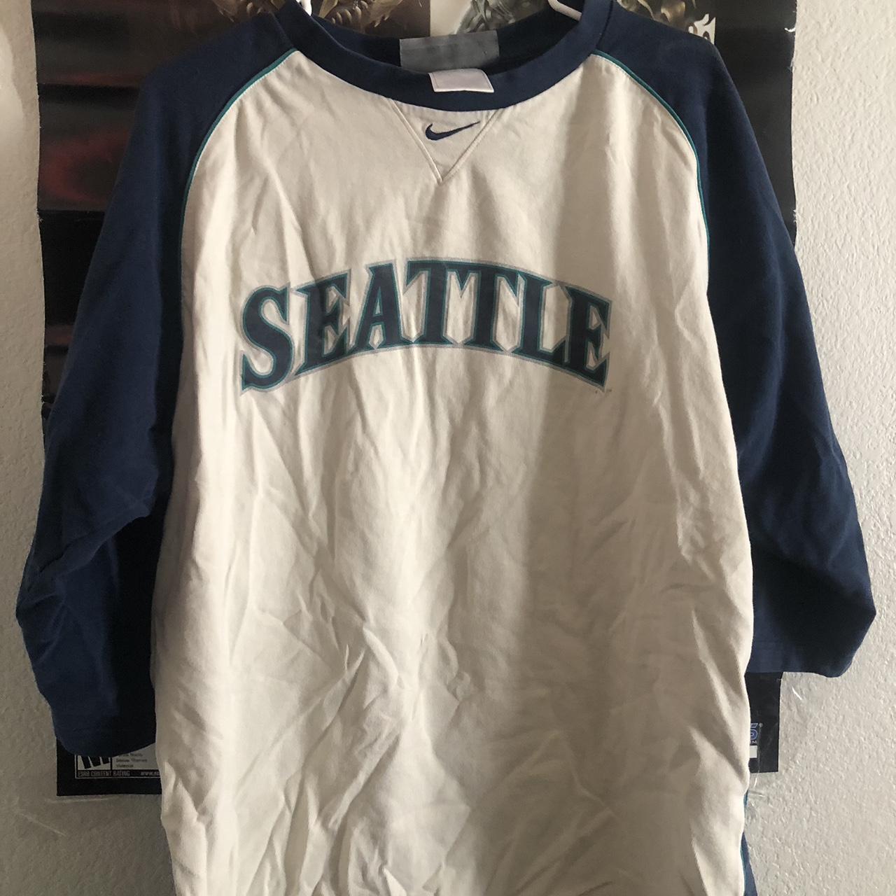 Y2K Seattle Mariners Baseball Jersey About this - Depop