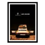 Porsche 911 x Aimé Leon Dore Framed Poster - Size: | Depop