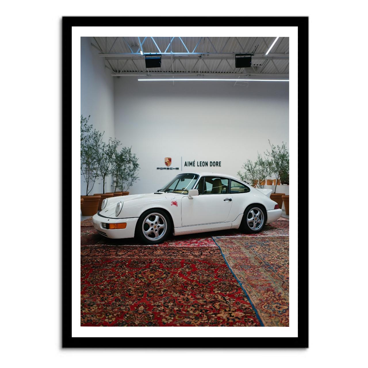 Porsche 911 x Aimé Leon Dore Framed Poster - Size: | Depop