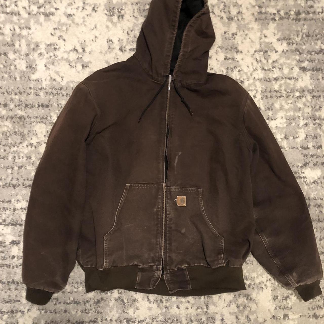 Vintage brown Carhartt jacket Size XXL tall Great... - Depop
