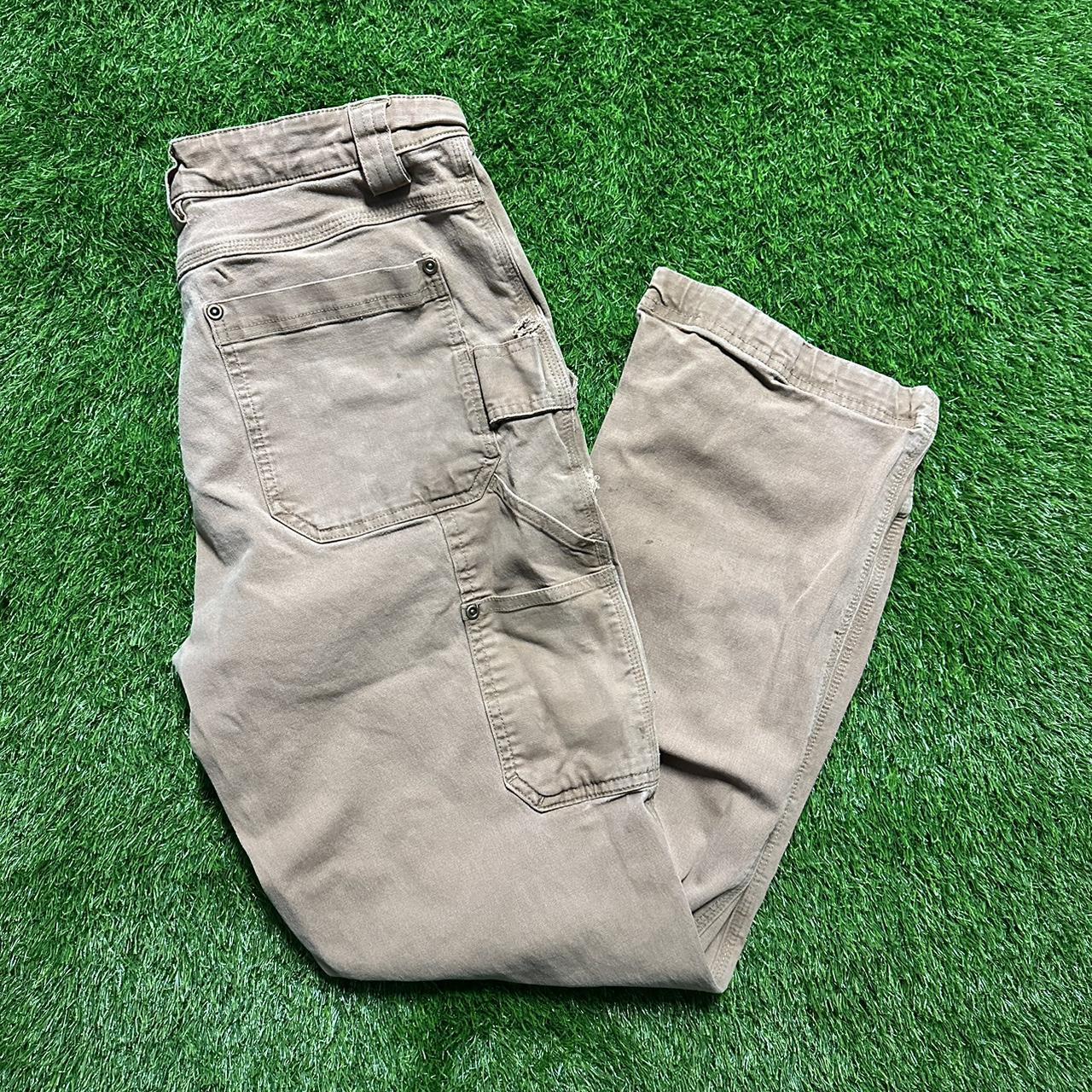 Duluth Trading Company Distressed Cargo Pants Size:... - Depop
