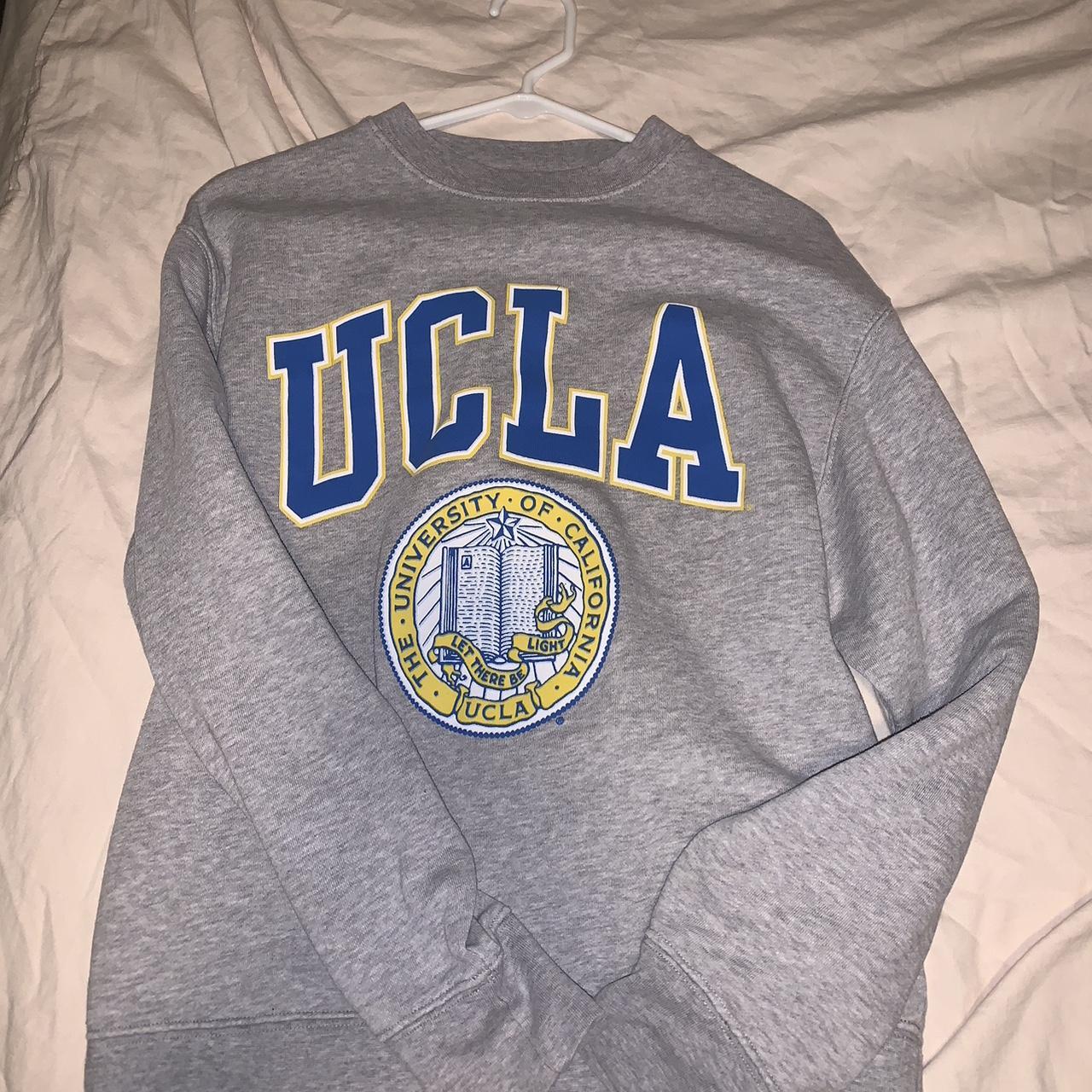 Ucla Light Grey Crewneck Size Small Super Comfy - Depop