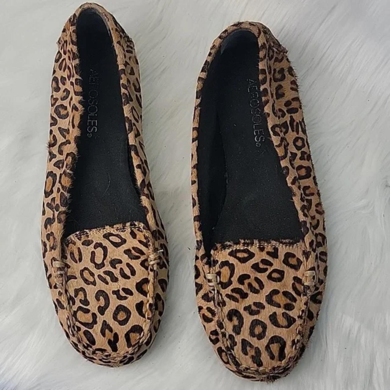 Aerosoles leopard loafers online