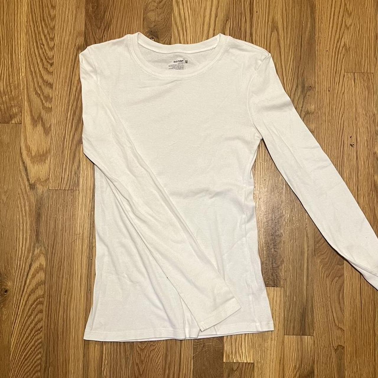 old navy white long sleeve