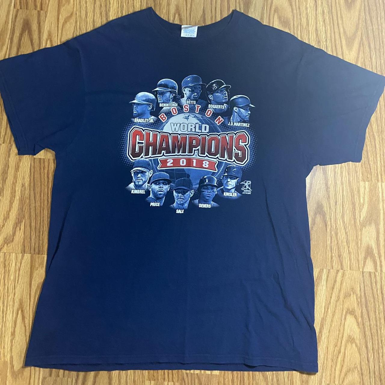 Boston Red Sox Shirt Mens XL Blue World Champions - Depop