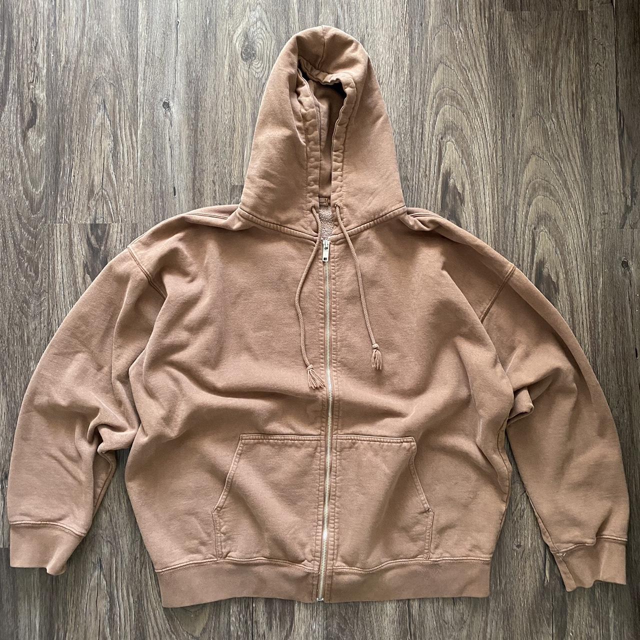 Brandy Melville zip up jacket Oversized fit like a... Depop